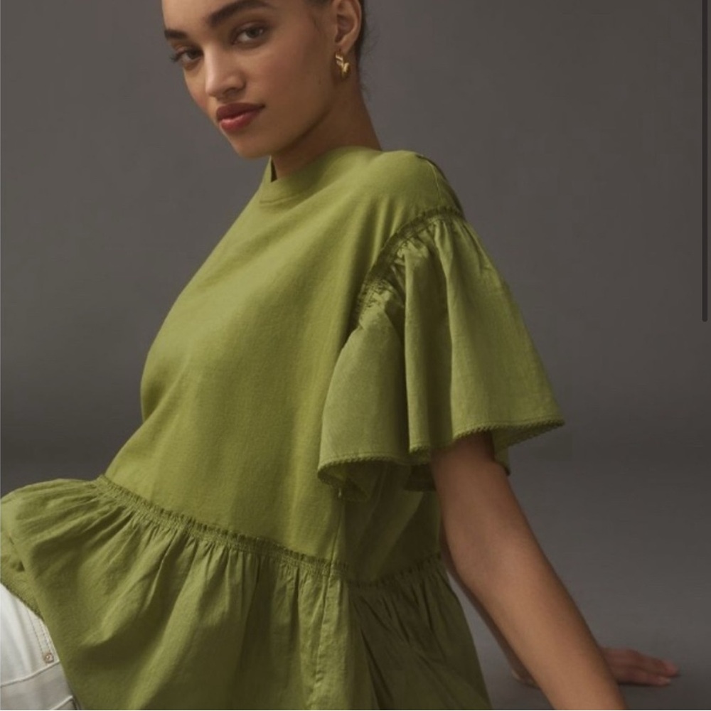 Anthropologie Babydoll Top / 1X